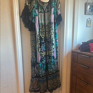Free people back to Barcelona kaftan size small